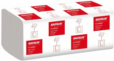 KATRIN Papierhandtücher Classic ZigZag 2-lagig 20x200/4000 Blatt EcoLabel Grren